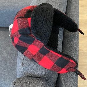 NWT GAP checkered fleece winter hat